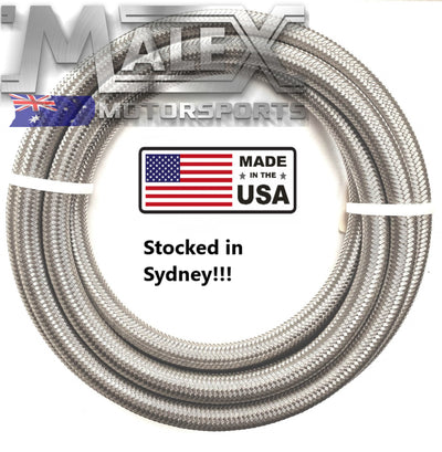 Fragola 6An 3/8 Stainless Race Hose 3000 Series 1 Metre Braided Made In The Usa 6An