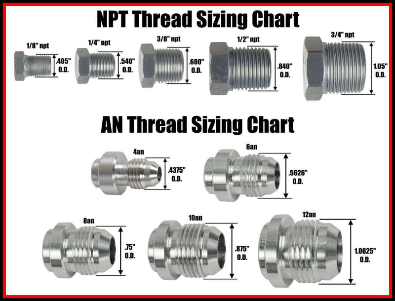 -10An Weld On Bung Male Hose Usa Made Weldable 10 An 10An