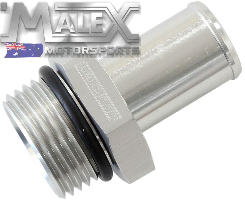 -12 Orb To 3/4 Barb Fitting Silver Finish For Lsa Heat Exchanger