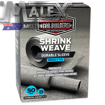 2:1 Shrink Weave 20 30 50 & 70 Mm Diameter Roll Length 1M