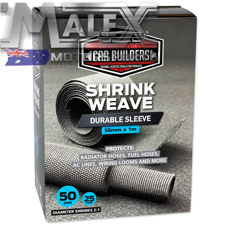 2:1 Shrink Weave 20 30 50 & 70 Mm Diameter Roll Length 1M