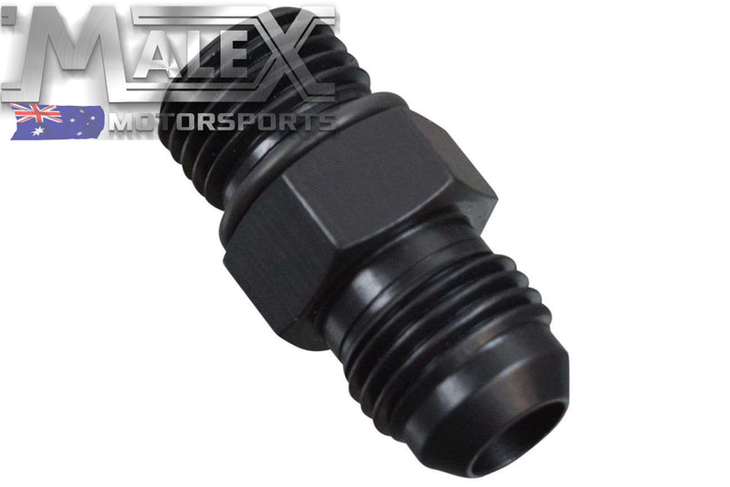 -6An Flare To 6 Oring Orb Male Fuel Pump Rail Adapter Fitting Hose Black 6An