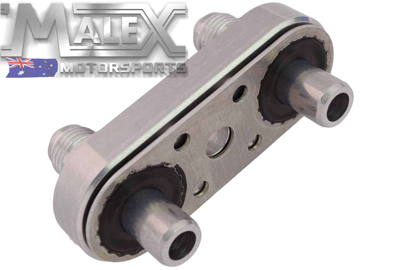 6L80E 6L90E 8L90E Transmission Cooler Line Adapter Plate with 6AN Fittings Seal
