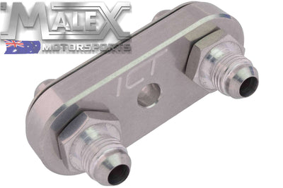 6L80E 6L90E 8L90E Transmission Cooler Line Adapter Plate with 6AN Fittings Seal Malex Motorsports Australia