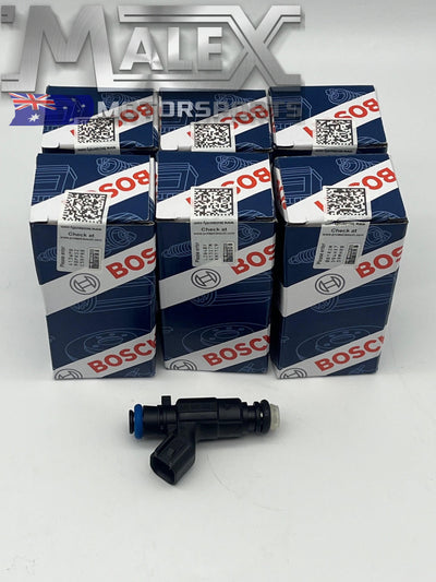 6X Vz Genuine Bosch Injectors 3.6 V6 Black 12571159 Ly7 Le0 Commodore Injector