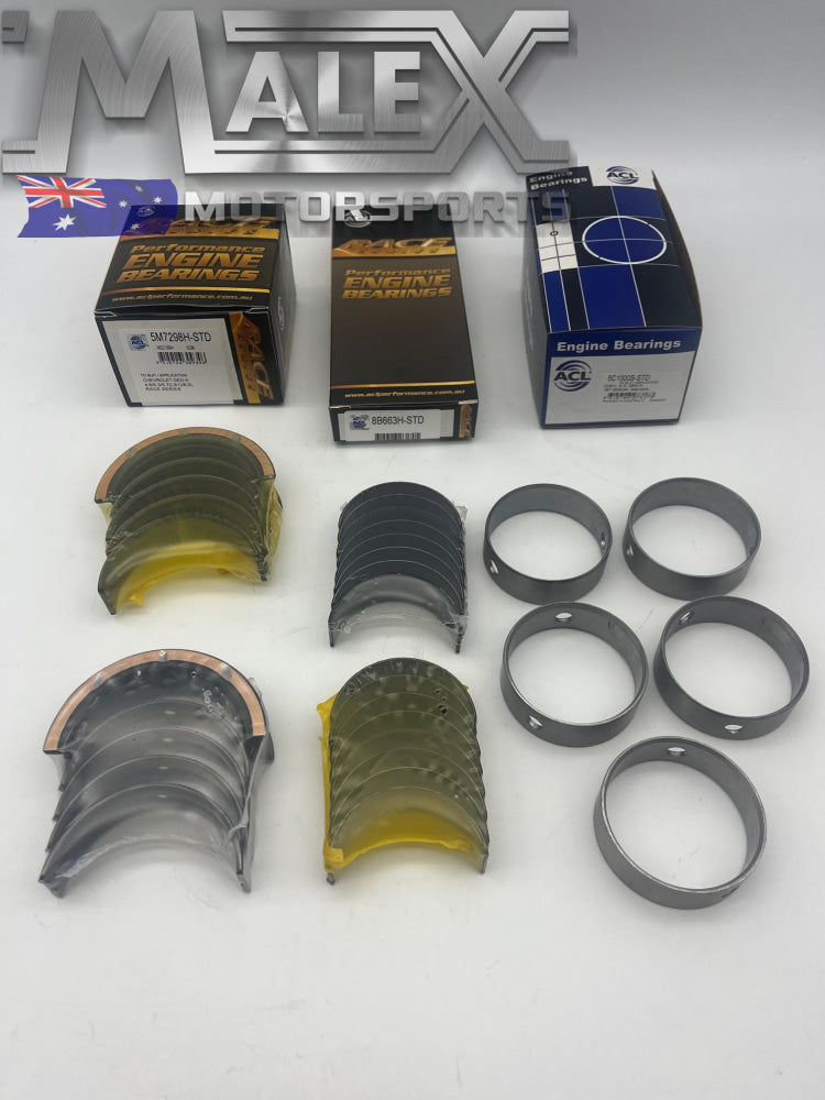 Acl Race Series Ls Engine Bearing Kit With Early Cam Bearings Ls1 99-02