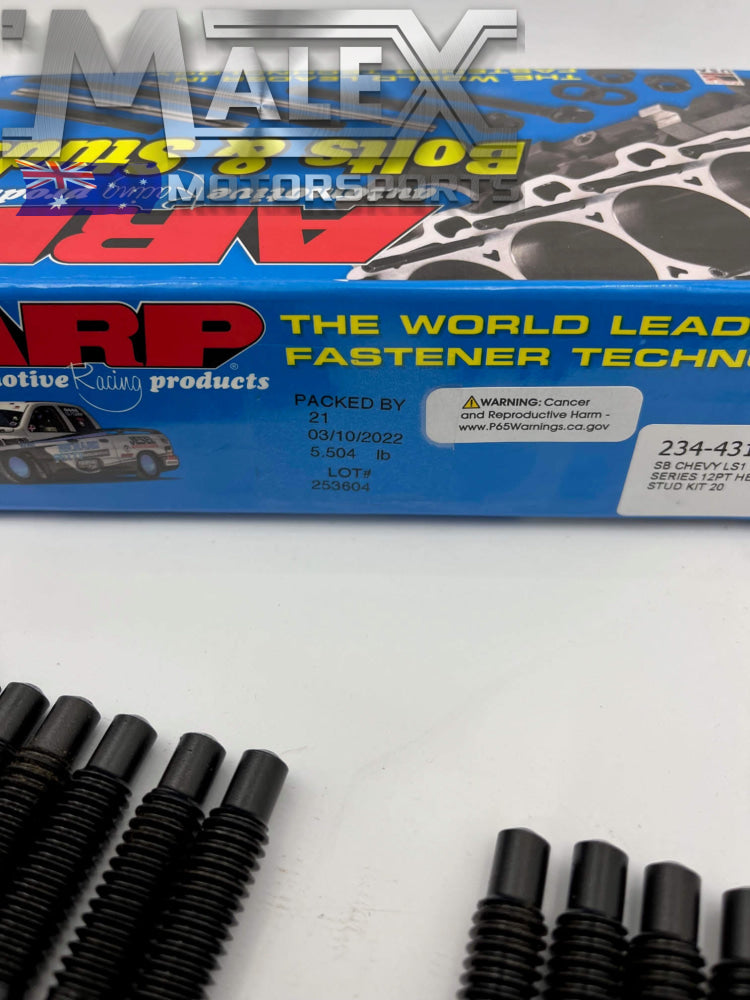 Arp Ls Head Stud Kit Fits Late Ls1Ls2 Ls3 L98 12Point 234-4317