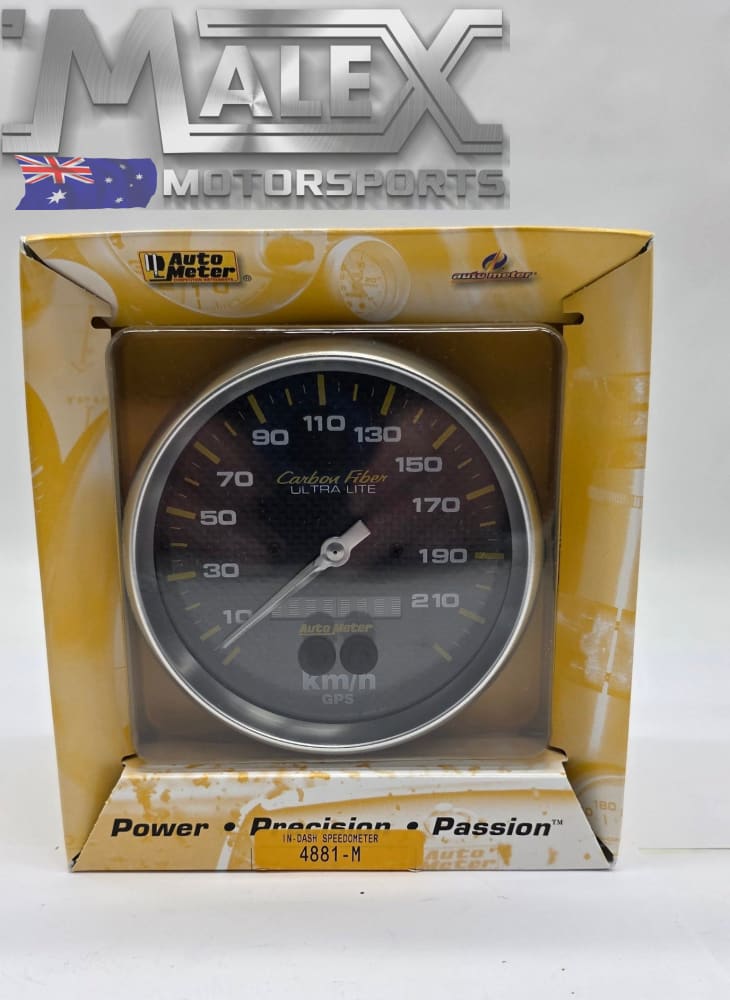 Autometer Carbon Fiber GPS Speedo Internal GPS Antenna 0 - 225km/h 488 ...