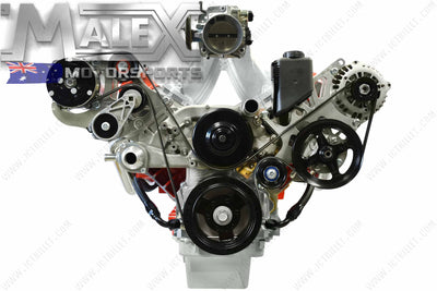 Billet Gen 4 Turbo Oil Drain - Timing Chain Cover -10An Orb L98 Ls3 Lsx