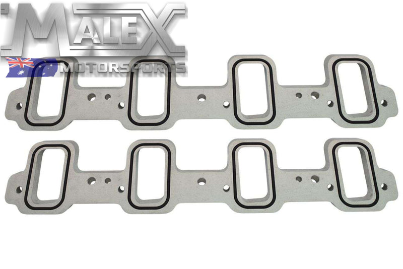 Billet Ls Intake Manifold Spacer For Rectangle Port Cylinder Head Ls3 L76 L77 L98 Ls9 Lsa Adapter