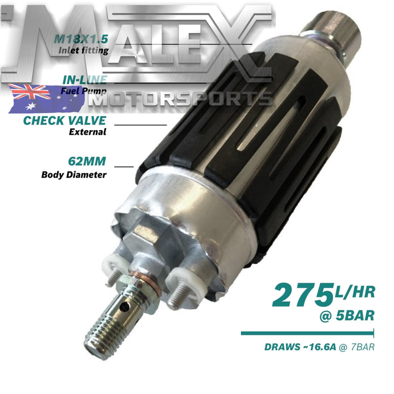 Bosch Motorsports 275L/H In-Line Fuel Pump