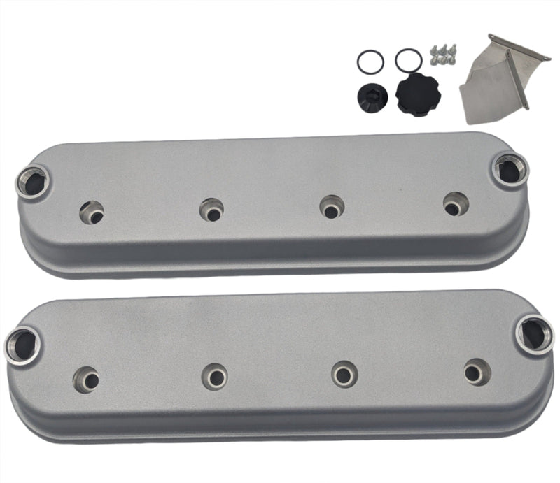 Btr Valve Covers (Silver)(No Logo) Ls1 L76 L77 Ls2 Ls3 Ls7 Ls9 Lsa Rocker Cover
