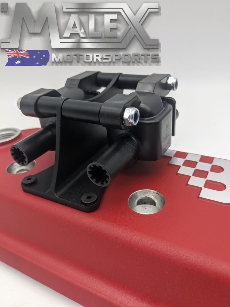 BTR VALVE COVERS WITH COIL BRACKETS (RED) LS1,L76,L77,LS2,LS3,LS7,LS9 ...
