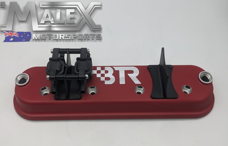 BTR VALVE COVERS WITH COIL BRACKETS (RED) LS1,L76,L77,LS2,LS3,LS7,LS9,LSA Rocker Cover