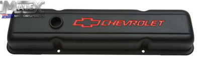 Chevy Valve Covers Bowtie/Chevrolet Design (Black) Rocker Cover