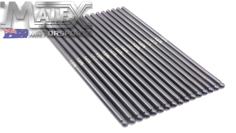 Crow Cams 7.375 Inch 5/16 0.110 Wall 210 Radius Chrome Moly Pushrod X16 Pushrods