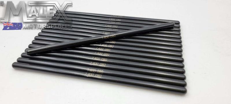 Crow Cams 7.400 Inch 5/16 0.080 Wall 180 Radius Carbon Steel Pushrod X16 Pushrods
