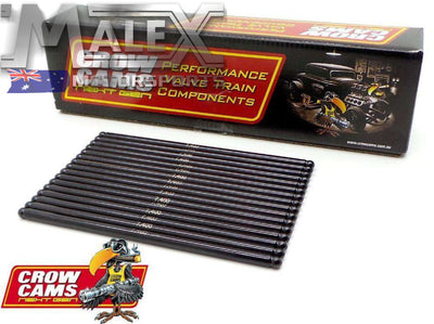 Crow Cams 7.400 Inch 5/16 0.110 Wall 210 Radius Chrome Moly Pushrod X16 Pushrods