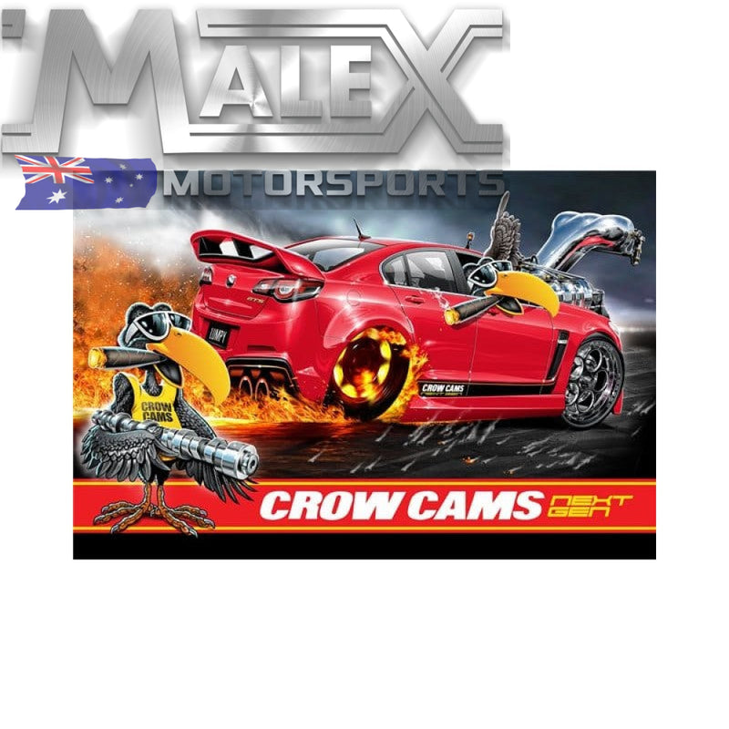 Crow Cams Banner Holden Burnout Small