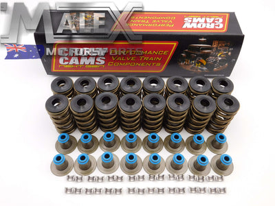 Crow Cams Vtkls8 Dual Valve Spring & Retainer Kit Ls1 Ls2 Ls3 L98 L76 L77 Springs