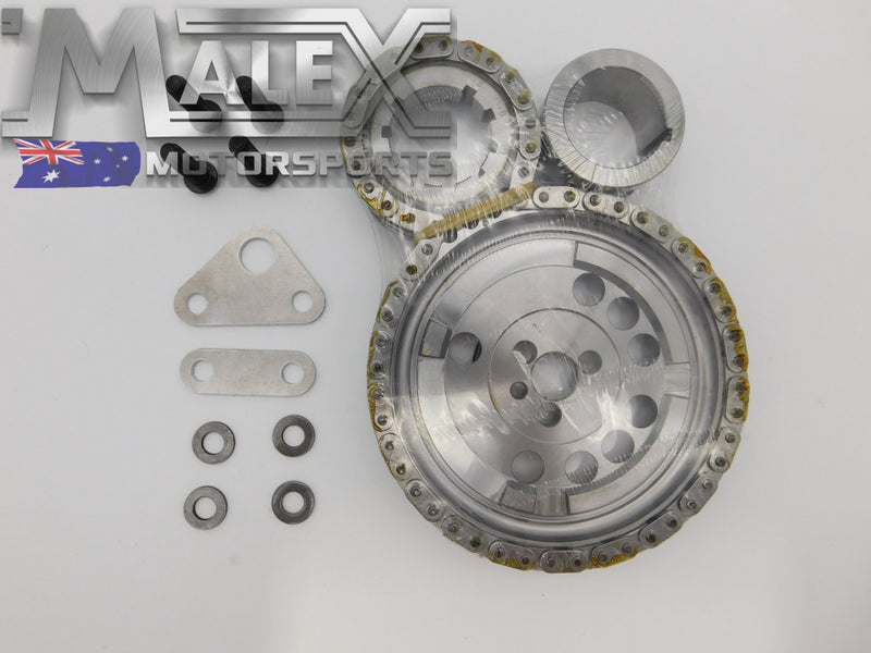 Cs8Ls7 - Chev 6.0 6.2 4 Pole Double Row 3 Bolt Cam Timing Chain Gear Set