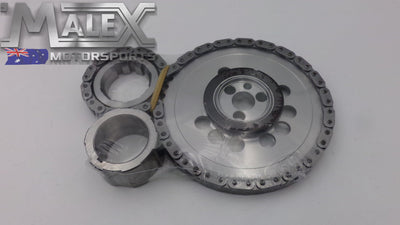 Cs8Ls7-Sr Chev Ls3 L98 Single Row Four Pole 3 Bolt Cam Timing Chain Gear Set