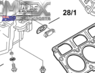 Genuine Gm Oil Cooler Adapter Gasket L86 L87