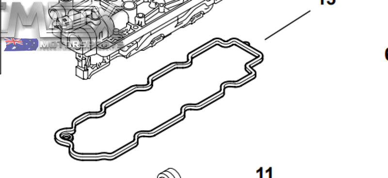 Genuine Gm Valley Gasket L86 Lt4 Lt1 Lt5