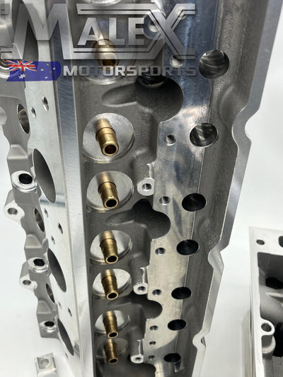 Engine Pro Racing 6 Bolt Cylinder Heads 69Cc 255Cc Intake Runner 11 Degree Valve Angle Lsx Dart