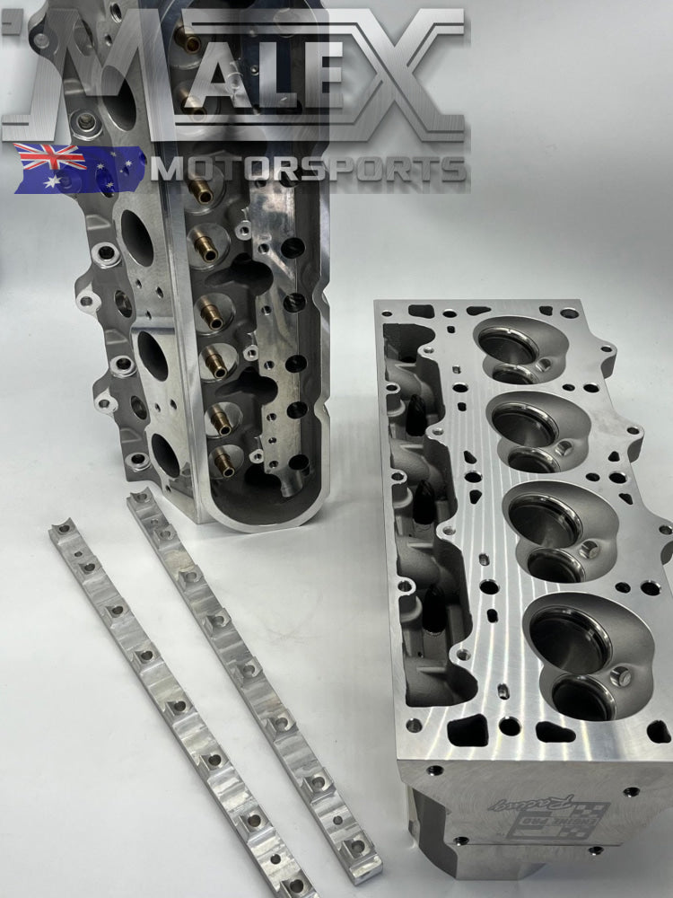 Engine Pro Racing 6 Bolt Cylinder Heads 69Cc 255Cc Intake Runner 11 Degree Valve Angle Lsx Dart