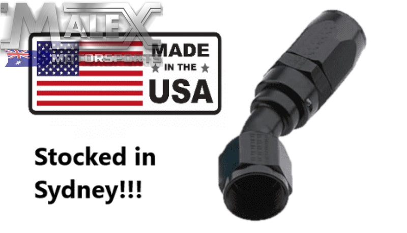 Fragola - 10An 30 Degree Hose End Black 2000 Series Fitting Made In Usa 10An