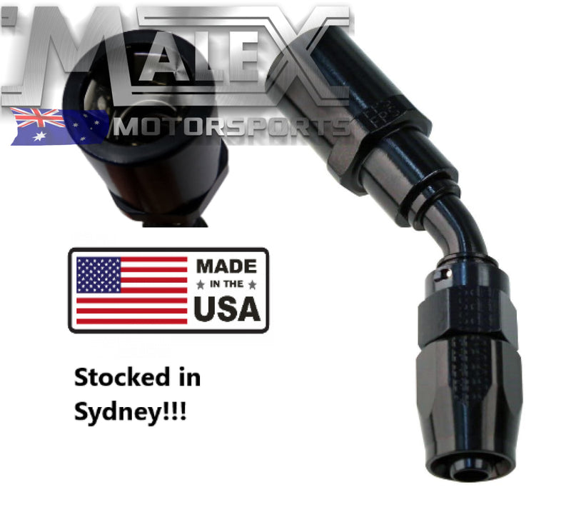 Fragola - 6An 45 Degree Hose End 3/8 Quick Connect Fuel Fitting Made In Usa 6An