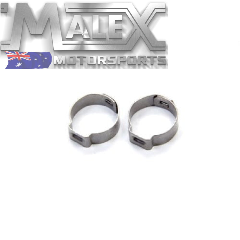 Fragola 6An Ez Street Hose End Clamp Collar Clip X2