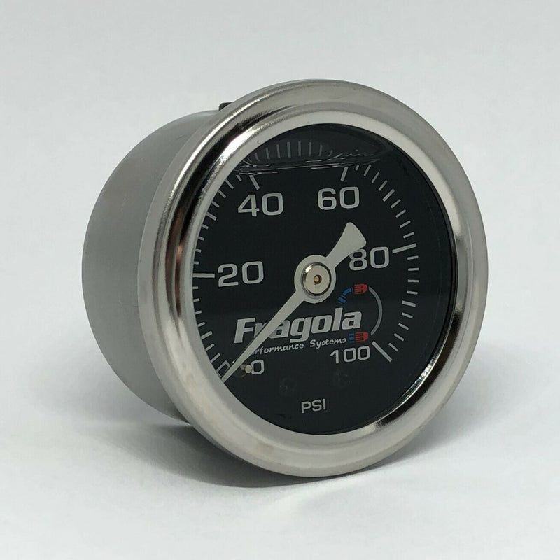 Fuel Pressure Gauge 0-100 Psi Fragola Suit Ls1 Ls2 Ls3