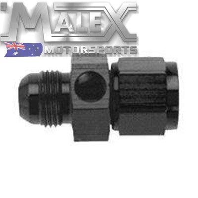 Fuel Pressure Gauge Adapter 6An 1/8 Npt Fragola Usa 6An
