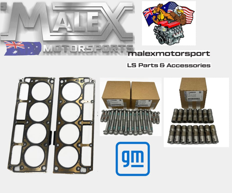 Gasket Kit L98 LS3 Genuine GM Head Gaskets, Genuine Lifters, Genuine H ...