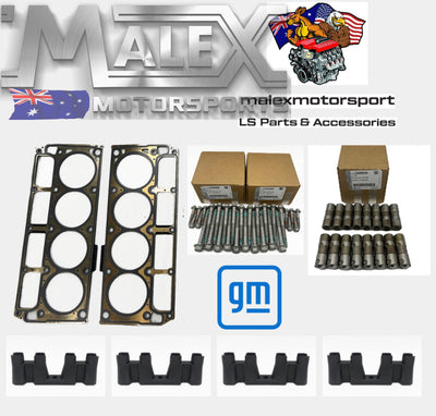Gasket Kit LS1 Genuine GM Cylinder Head Gaskets Genuine LS7 Lifters Genuine Lifter Guides Genuine Short Head Bolt Kit