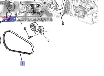 Genuine GM A/C Belt Camaro LT1 LT4
