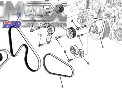 Genuine GM Alternator Accessory Belt Camaro LT1 LT4