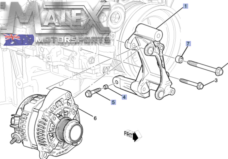 Genuine GM Camaro Alternator Bracket LT1 LT4