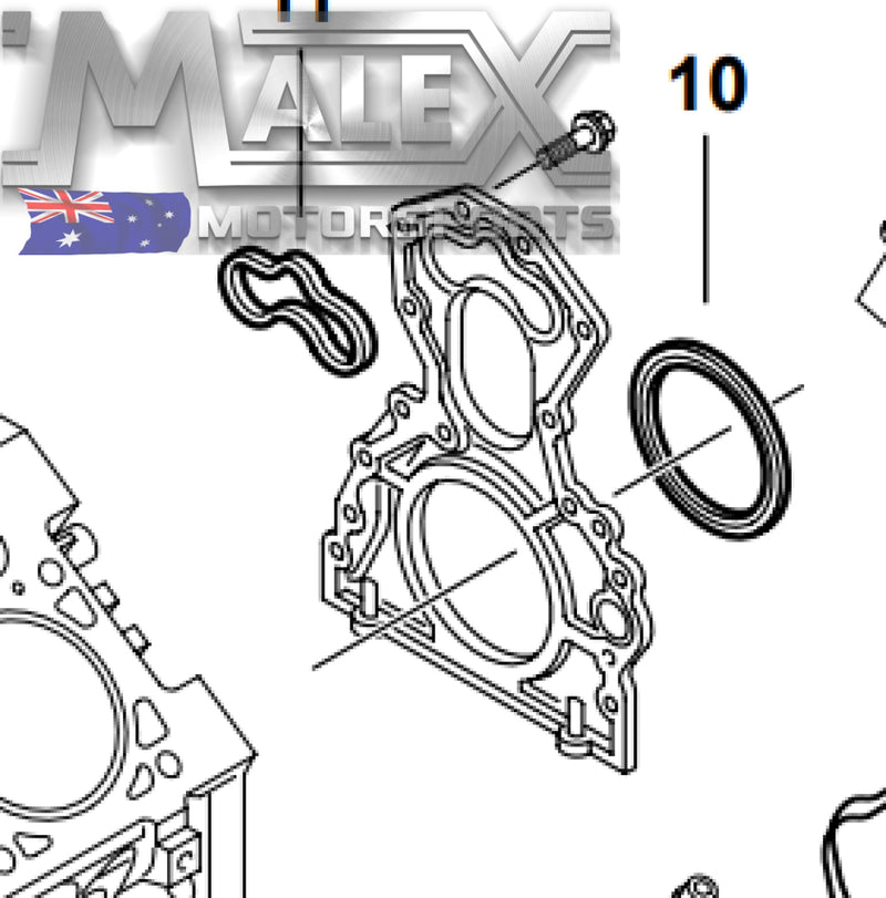 Genuine Gm Crankshaft Rear Housing Oil Seal L86 L87 Lt4