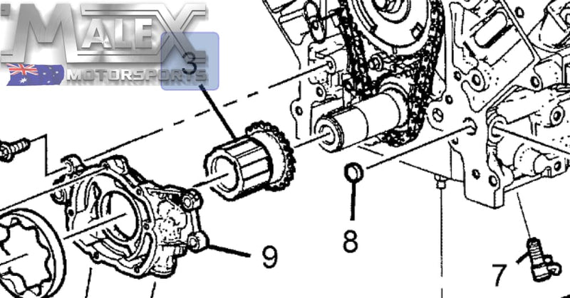 55486552 Genuine GM Crankshaft Sprocket 12556582 LS1, LS2, L76, L98, L77, LS3 ...