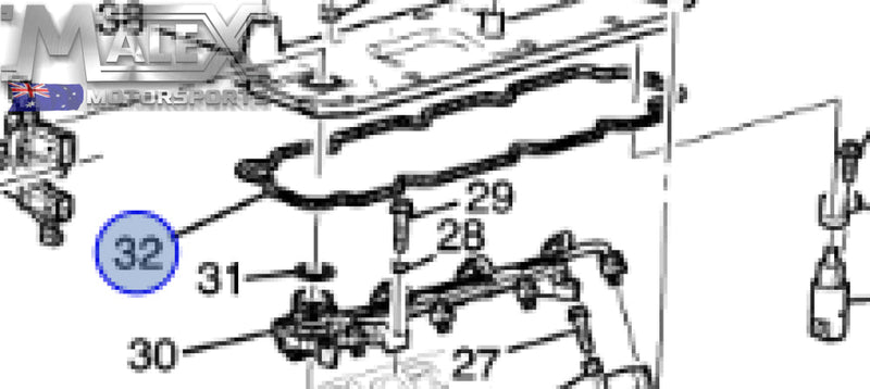 Genuine GM Valley Cover Gasket L87 Silverado 1500 2020-2024