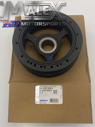 Genuine Gm Ve Vf 6.0L Harmonic Balancer Ls2 Ls3 L98 L76 L77 Ac Delco 12674582