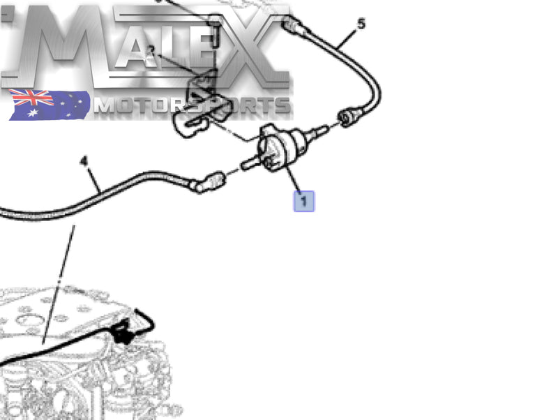 Genuine Gm VZ V6 Purge Solenoid (with rubber mount) 05-07 LY7 LEO LP1