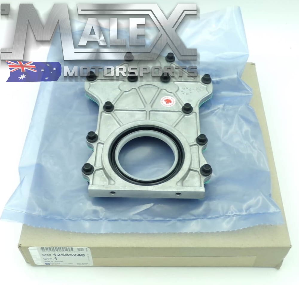 Genuine VS VT VX VY Rear Main Seal Plate Kit V6 Ecotec Holden Commodor ...