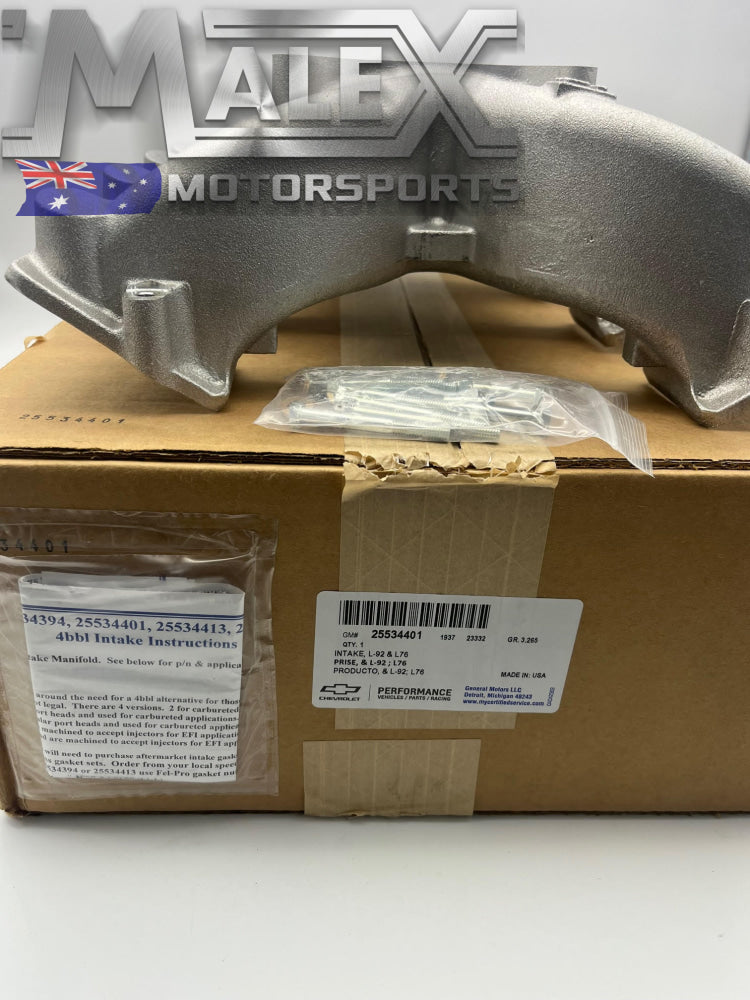 GM LS3 Carby Intake Manifold GM Performance 25534401
