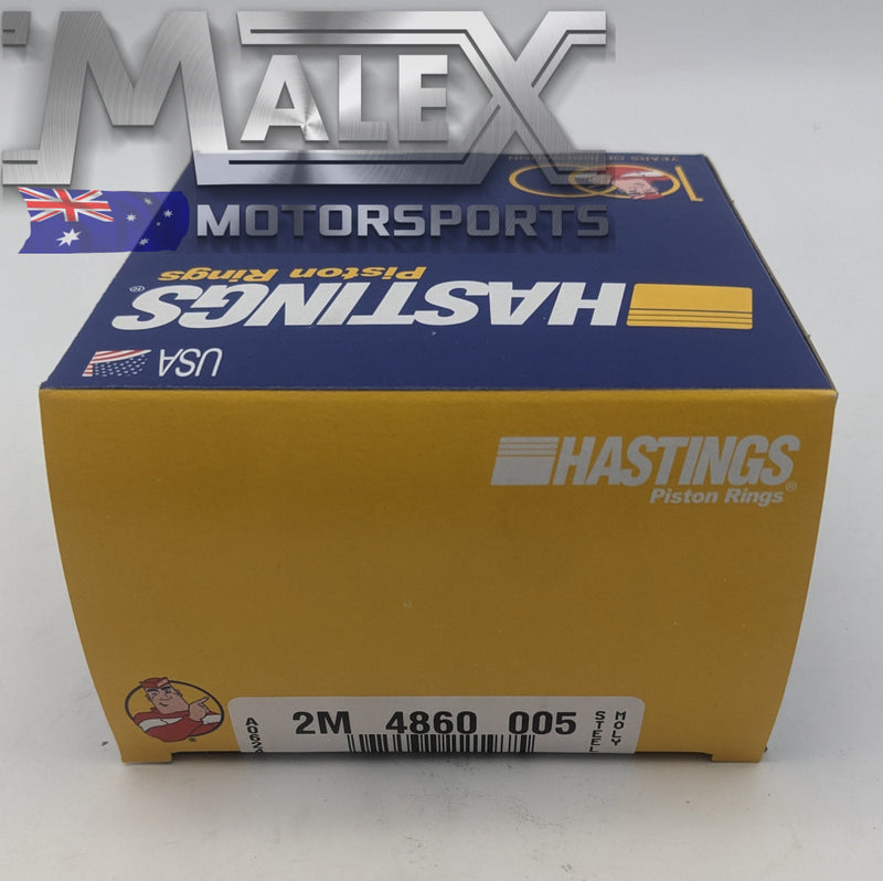 Hastings LS Early 6.0 Piston Ring Full Set Standard Bore 4.000 +.005 4.005 Piston Rings