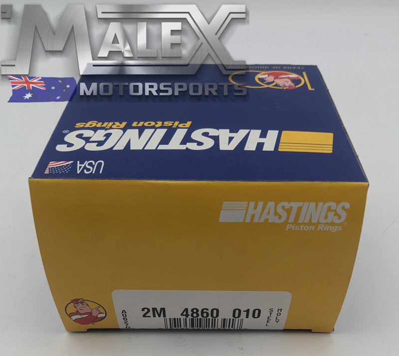 Hastings LS Early 6.0 Piston Ring Full Set Standard Bore 4.000 +.010 4.010 Piston Rings