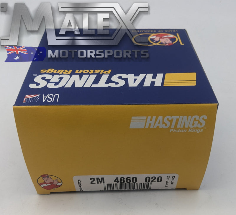 Hastings LS Early 6.0 Piston Ring Full Set Standard Bore 4.000 +.020 4.020 Piston Rings